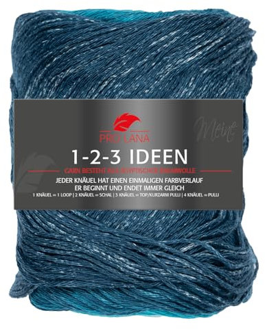 Pro Lana 1-2-3 Ideen 31 - petrol/beige