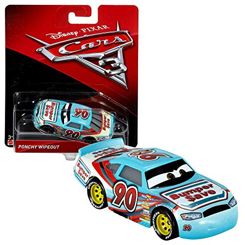 Mattel Auswahl Fahrzeuge | Modelle | Disney Cars 3 | Cast 1:55 Autos, Typ:Ponchy Wipeout/Bumber Save