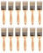 Gelcoat 2 Superior Synthetic Bristle, Low Loss, Plastic Handle Brush - 12 pack