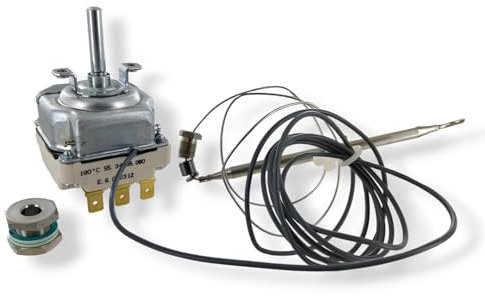 DL-pro Thermostat 95-180° für EGO 55.34035.080 5534035080 mit Stopfbuchse für Fritteuse