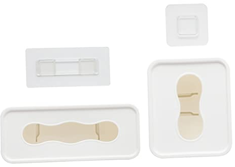 STOBAZA 2 Stücke Boxen Aufbewahrungsbox Für Masken Wandhalterung Für Papierhandtücher Einkaufstaschenhalter Für Die Wand Wandhandschuhhalter Weiß Plastikfolie Pp An Der Wand Montiert