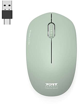 Mouse Wireless - Port Designs - 900543 Collection Ii - 2,4 Ghz - Verde Oliva