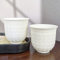 NIUKOMY Taza de Té Kung Fu, Juego de 2 Taza de Té de Cerámica,Taza de Café/Sake sin Asas Taza de Té Chino Juego de Porcelana Copa de texto de la buena suertea 190 ml Blanco