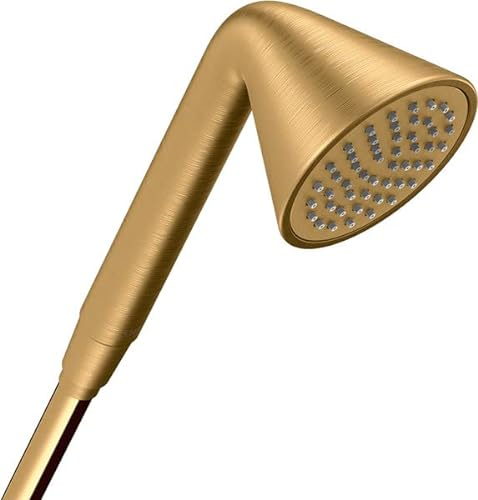 hansgrohe AXOR 85 1jet Handbrause designed by Front, 26025950, Farbe: Brushed Brass