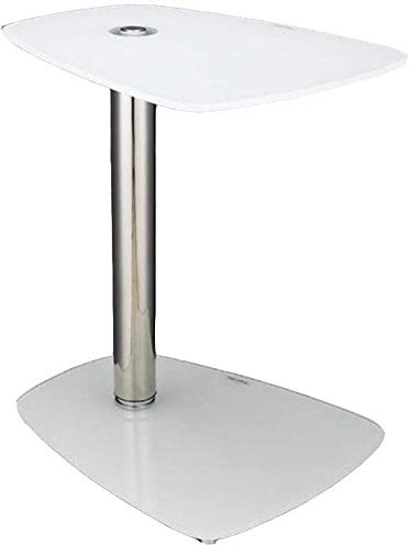Nest Of Tables White Coffee Table Side Tables Laptop Table Lapdesks Laptop Tempered Glass Liftable Sofa Side Leisure Coffee Removable PC Desk for All Workstations (color, White),White