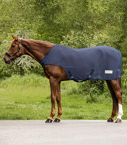 Waldhausen Fliegen-Führmaschinendecke Comfort, Nachtblau, 135 cm