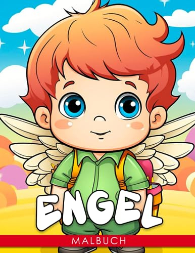 Engel Malbuch für Kinder: Entdecke die Welt der Farben und Winkel mit 50 illustrierten Seiten für Kinder im Alter von 5-12 Jahren! Perfekt zum Lernen und Spaß haben.