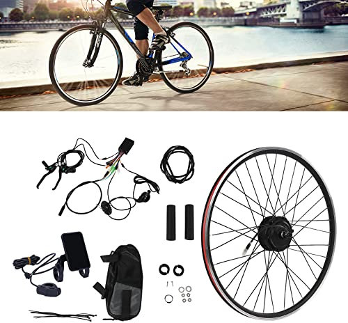 XUEMANSHOP Ebike Kit, 36V 250W Brushless Motor Set mit 260RPM Ausgestattet mit Einem Controller Paket Ausgestattet für 28 Zoll 29 Zoll 700C's Hinterrad Vorderrad Fahrräder (hinterrad)