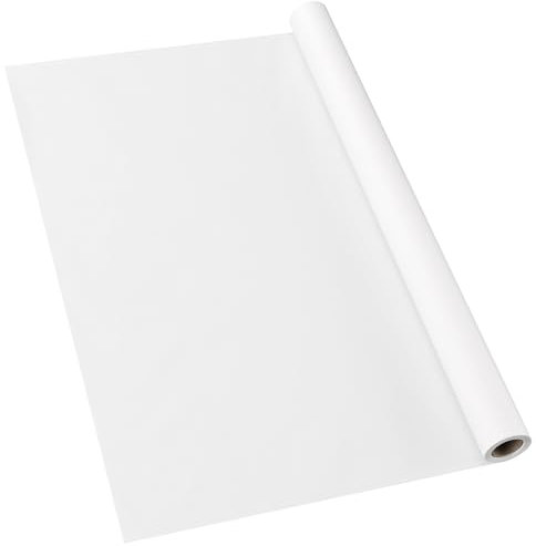 Tritart Transparentpapier Rolle - Pauspapier 25m x 70cm - Schnittmusterpapier 50g/m² - Architektenpapier - Abpauspapier weiß transparent - Malpapier Rolle - Tracing Paper Papier Rolle