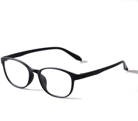 ADEWU Blaulichtfilter Brille TR90 Leicht Kleine Oval Computerbrille Gamingbrille ohne Stärke Für Damen Herren