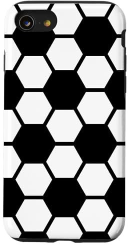 Handyhülle Fußball Geschenke Fußballer Fußballfan Muster Hülle für iPhone SE (2020) / 7 / 8