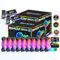 1-10x SET BRAINZAP 120mm LED A-RGB/RGB Silent Case Fan Set inkl. Controller Gehäuse Lüfter MSI Aura Asus Gigabyte Coolmoon (10x Lüfter + 2x Controller)