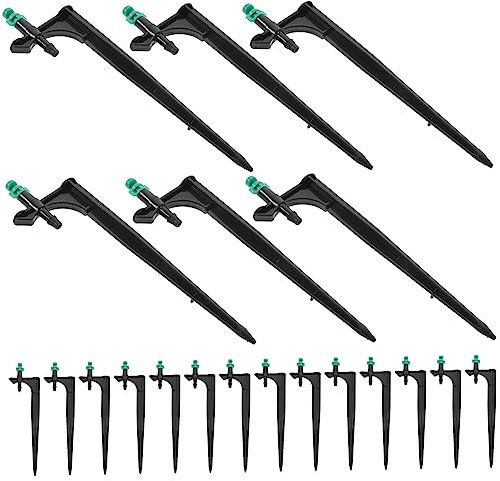 ORFOFE Irrigatori da Giardino Regolabili 20 Pezzi Ugelli A Spruzzo Inseriti Ugelli per Irrigazione A Goccia per Fiori E Prati