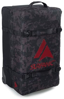 Surfanic Maxim 3.0 100L Roller Bag (Black Map)