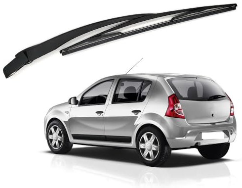 WHLYQF Heckscheibenwischer für Dacia Sandero, Heckwischerarm Scheibenwischer Hinten Ersatz Scheibenwischer Wischer Set