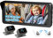 Dual Baby Autokamera für 2 Kinder - 6,9 Zoll Split-Screen HD Display, Infrarot Nachtsicht, Einfache Installation, Rücksitzkamera für Säuglings- & Kleinkindsicherheit, Kompatibel mit allen Automodelle