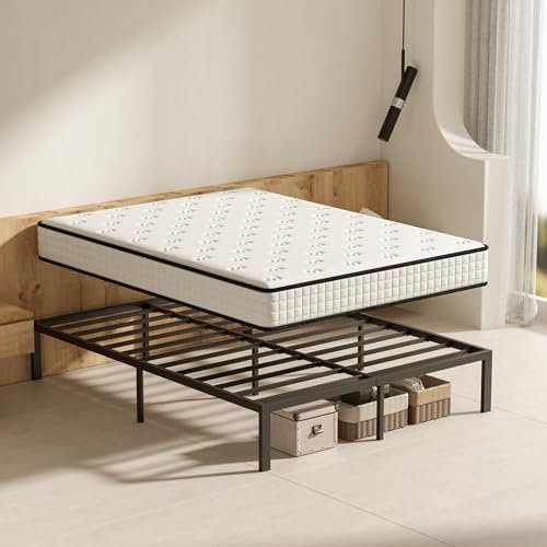 DEWINNER Matelas à mémoire de Forme,22 cm Épaisseur,2 cm de Mousse à mémoire de Forme,Disponible sur Les Deux Faces (Lit + Matelas140 x 190 x 22)