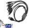 MEKEET 1PCS 5 in 1 Charger Cable for Nintendo DS Lite Multi Function USB Charging Lead for DS Lite Wire for Ds Charger for Wii U/New 3DS XL,3DS XL,2DS,Dsi XL,PSP 1000 2000 3000,NDS/GBA SP