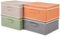 Trintion Storage Boxes With Lid Set of 4 Foldable Fabric Boxes for Clothes Toys and Books Organiser for Wardrobe Bedroom and Home 33.5 x 31 x 16.5 cm 4 Colour Set