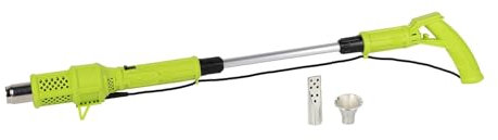 Elektrischer Unkrautbrenner 2000 W inkl. 2 Aufsätze 2 Heizstufen 60 und 650 °C Unkrautvernichter Grillanzünder
