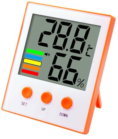 Milisten Interior Hygrometer Temperature Sensor Remote Temperature Monitor Small Humidity Monitor Indoor Non Humidity Meter Intelligent Hygrometer