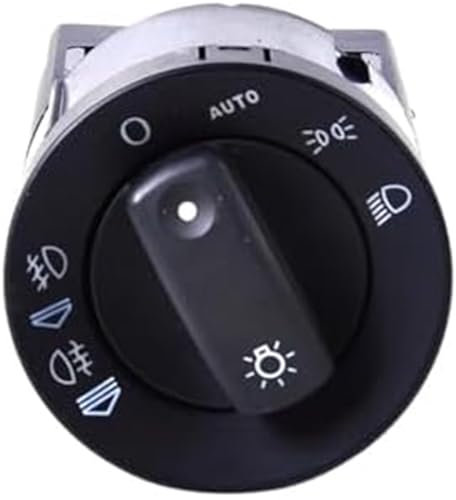 Pizgear Interruptor de Faros Delanteros automáticos for A4 B6 B7 2002-2008, Control de Faros antiniebla Delanteros automáticos 8E0941531D Interruptor de Faros de Coche