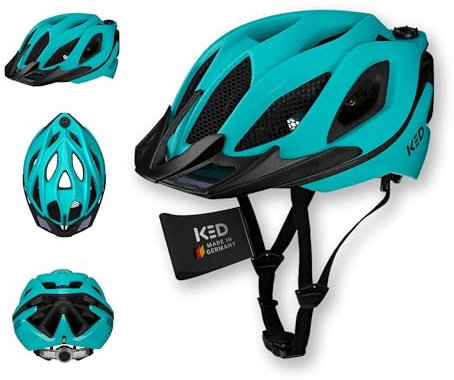 KED Spiri II Trend Allround Fahrradhelm Mit LED Licht Und Reflektor, Optimierter Belüftung, Insektenschutznetz Und K-FIT System