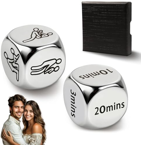Zweiteiliges Sexwürfel-Set Für Paare,Sex Würfel, Entscheidungswürfel, Geschenk Für Ehefrau,Sexspiel Für Paare,Geschenk Für Freund/Ehemann,Lustiges Geschenk Für Männer