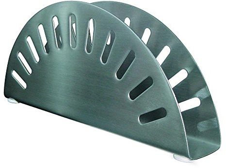 APS 11778 Serviettenhalter, für ca. 20 Servietten, 17 x 3 cm, Höhe 7 cm, Edelstahl, matt poliert