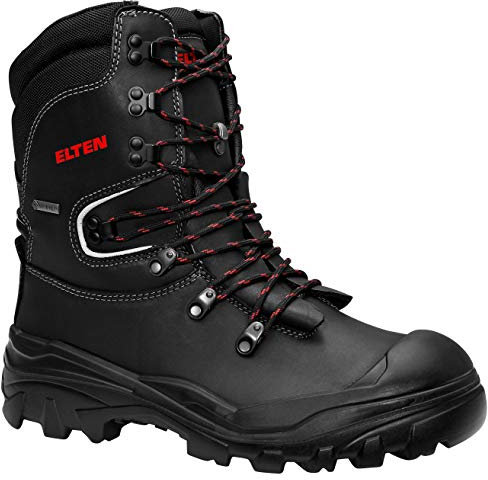 ELTEN Sicherheitsschuhe ARBORIST GTX S3, Herren, Forststiefel, leicht, schwarz, Stahlkappe - Größe 48