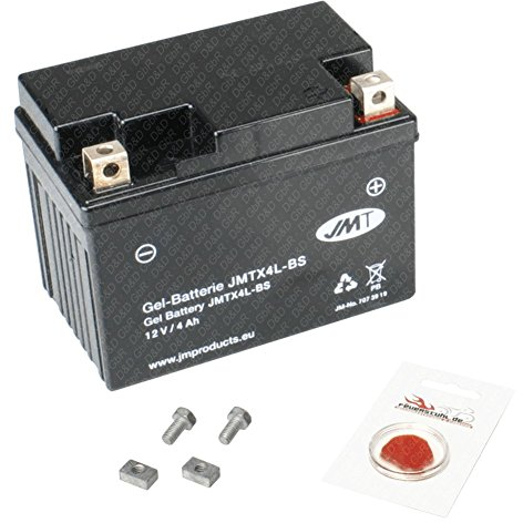 Gel-Batterie für Kymco Vitality 50 2T, 2012-2014, wartungsfrei, inkl. Pfand €7,50