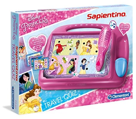 Clementoni Travel Quiz Reise-Set (Italienische Version) Prinzessin bunt