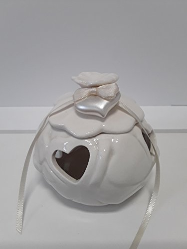 Hervit Art.25745 Contenitore Porcellana Bianco 9X8CM (H)