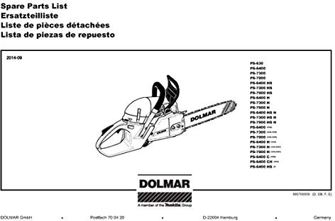 Dolmar 38153570-2276 Reparatur-Satz Drosselwelle KA11013, Original Ersatzteil PS-7900