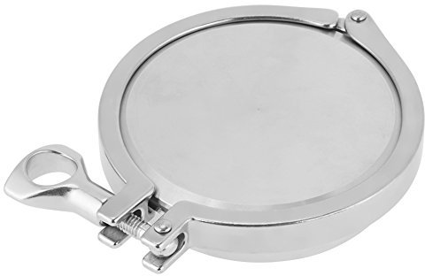 Edelstahl-Sanitär-Rohrverbindungssatz , mit Hochleistungs-Tri-Clamp, 102 mm 4 -Endkappe, Schweißzwinge, Silikondichtung