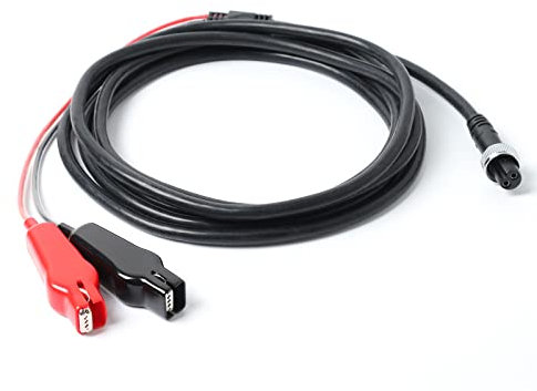 LICHIFIT Power Cord Cable Battery Connecting Line Double Connectors 3M for Daiwa/Shimano Electric Fishing Reels