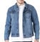 NOROZE Men's Western Style Jacket, Men's Jean Jackets Denim Classic Washed Vintage Men's Trucker Jackets Winter Casual Coat Warm (L, Blue)