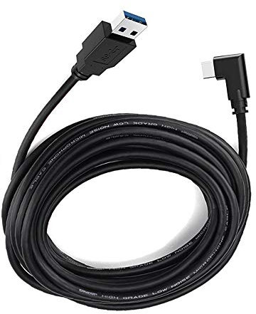 dethinton Compatible with Oculus Link Cable 5m, Virtual Reality Headset Cable Compatible with Oculus Quest1 and Quest2 to a Gaming PC, Long USB 3.0 to USB C