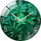 SWECOMZE Wandnuhr mit Geräuscharmes,12 Zoll 30cm Wand Uhr,Wanduhr Lautlos, Galaxie Sternenhimmel Wall Clock Home Decor für Wohnzimmer Kinderzimmer (Stil D)