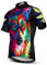 Herren-Fahrradtrikot, kurzärmelig, schnelltrocknend, atmungsaktiv, wolf, L