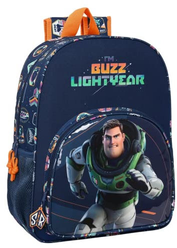 Safta Unisex Kinder Artikel Rucksack mit 33 cm Adapt. Lightyear, bunt