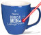 PR Print Royal XXL Jumbotasse graviert mit Name und Spruch - Lieblingsmensch - Hochwertige Porzellan-Tasse mit Gravur, hochglänzende Oberfläche, Geschenk für Mama | Pacific Blue, 400 ml