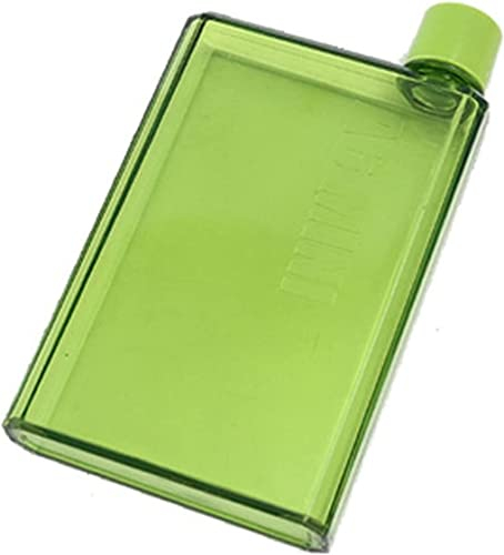 Bouteille d'eau Portable Livre Papier Bouteille Plat Bouteille d'eau Papier Clair Tampon Bouteille d'eau Plat Boissons Bouilloire Cahier Boisson Bouteille Bouteille Isotherme Gourde Sport (Blue : Grü