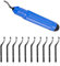 Entgrater mit 11 Klingen Universal Handentgrater Entgrater Werkzeug Entgrater Schneidwerkzeug für Metall 3D Drucker Aluminium Kunststoff Edelstahl