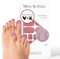 Original Miss Sophie Pedi Wraps I Rosewood Love Pedicure I 27 ultra-dünne Nagellack-Streifen einfarbig I Für Fußnägel I Hält auf Natur- sowie lackierten, Acryl-, Gel- & Shellac-Nägeln