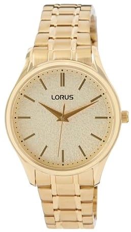 Lorus Damen Analog Quarz Uhr mit Metall Armband RG220WX9