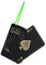 Jet Torch Feuerzeug, Green Flame Ace, nachfüllbar, Butan, Metall, Winddicht, Karte, Cooles Feuerzeug-Design, Outdoor, Indoor, Camping, Grillen, Kerzen, Geburtstag, Geschenke for Männer (Color : A)