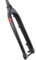 LHHL 27.5/29'' VTT Fibre De Carbone Fourche Rigide Frein À Disque Fourche Avant Vélo De Montagne Axe Traversant 15x100mm 1-1/8'' sans Filetage Tube Conique (Color : Black Red, Size : 29)