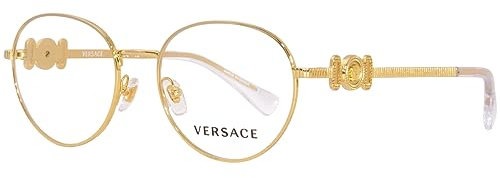 Versace VK1002 1002 Brille für Jugendliche, Kinder, Mädchen, Gold, Vollrand, 46 mm, Gold