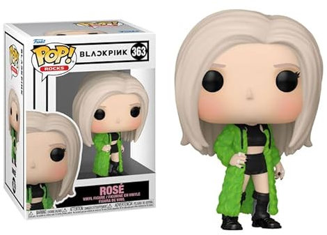Funko Blackpink + Protector: Pop Rocks Vinyl Figure (Bundled with ToyBop Box Protector Collector Case) (Rosé)